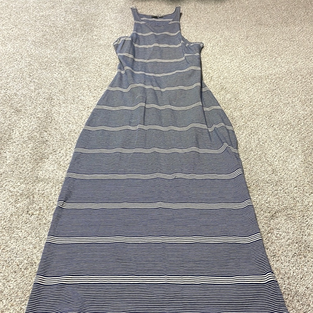 Roxy blue/cream striped dress